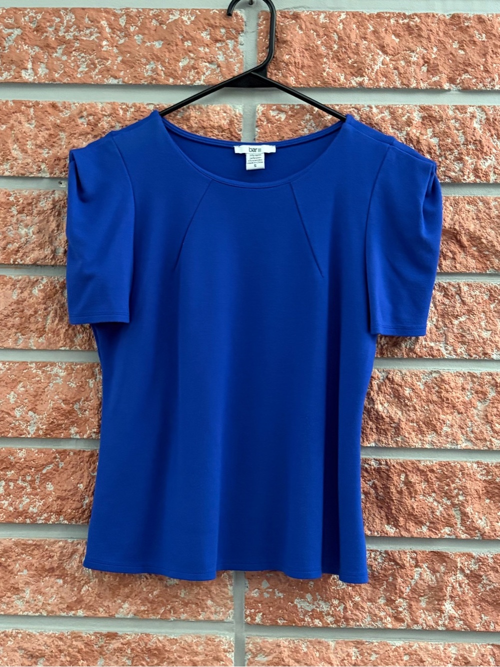 🌟 Bar III Royal Blue Crewneck Top